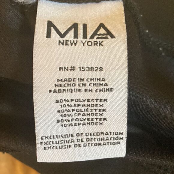 Mia New York Girls Black Slim Leg Pants. Size Large. - Picture 5 of 5